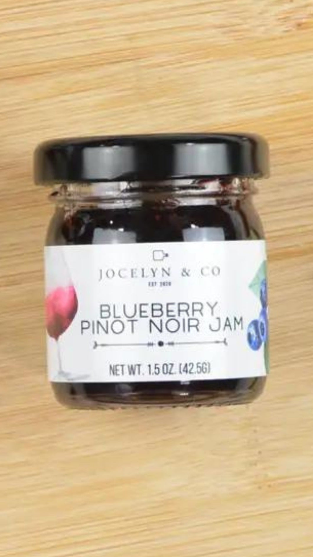 Blueberry & Pinot Noir Mini Jam
