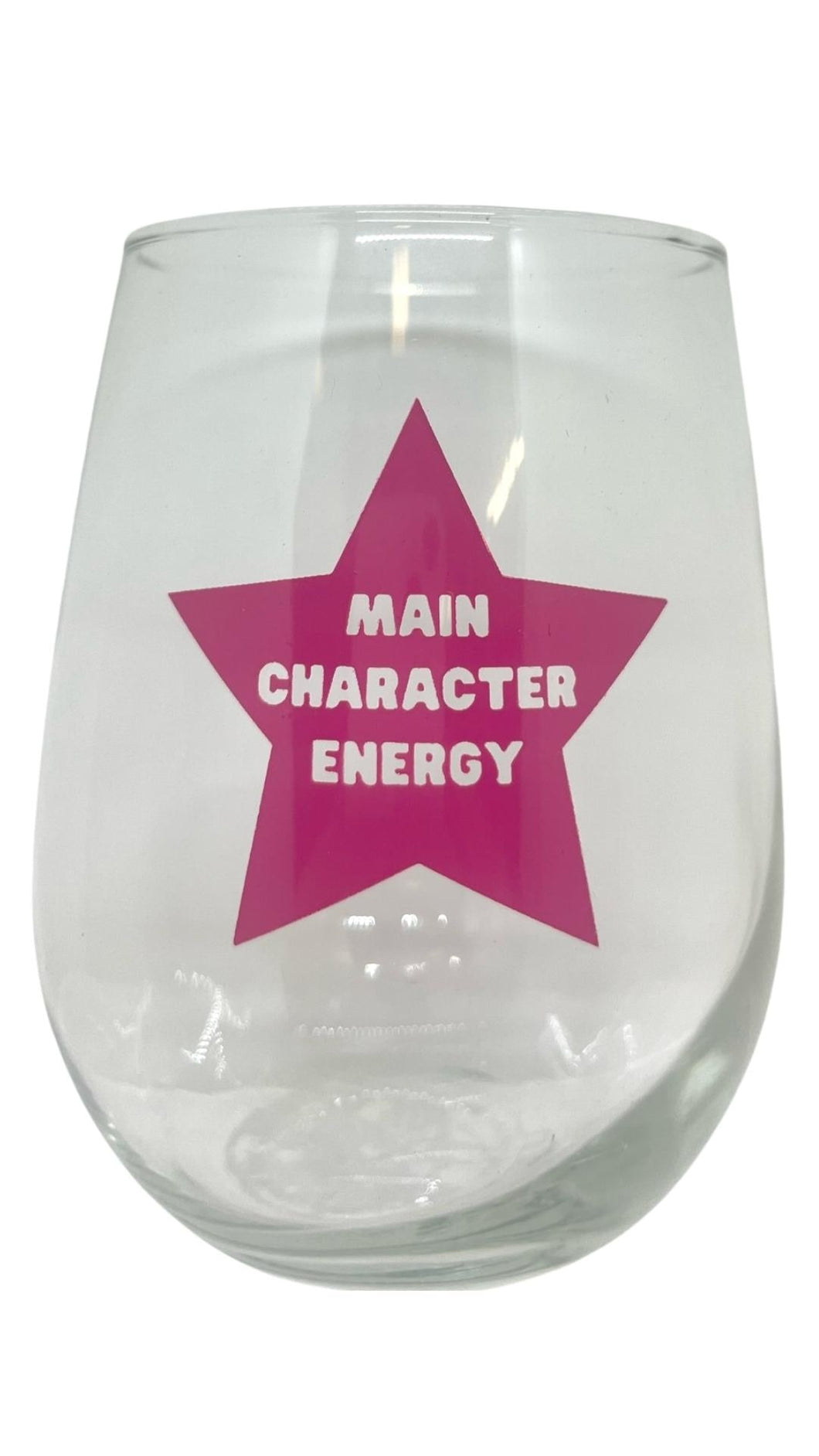 Main Character Energy Stemless