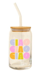 Ciao Can Glass with Lid