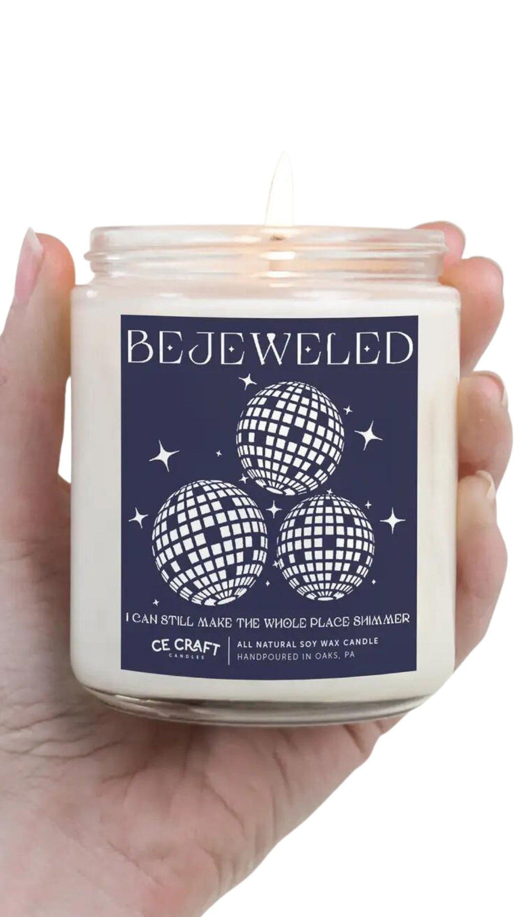 Bejeweled Candle